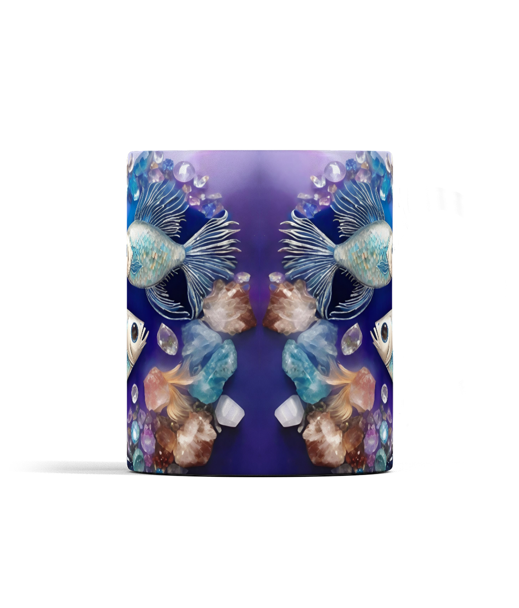 Pisces and Gemstones Mug