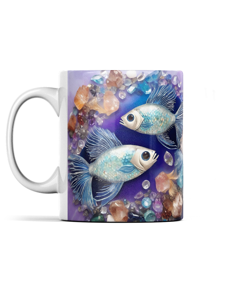 Pisces and Gemstones Mug
