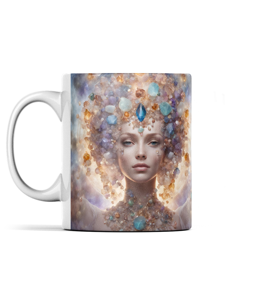 Virgo and Gemstones Mug
