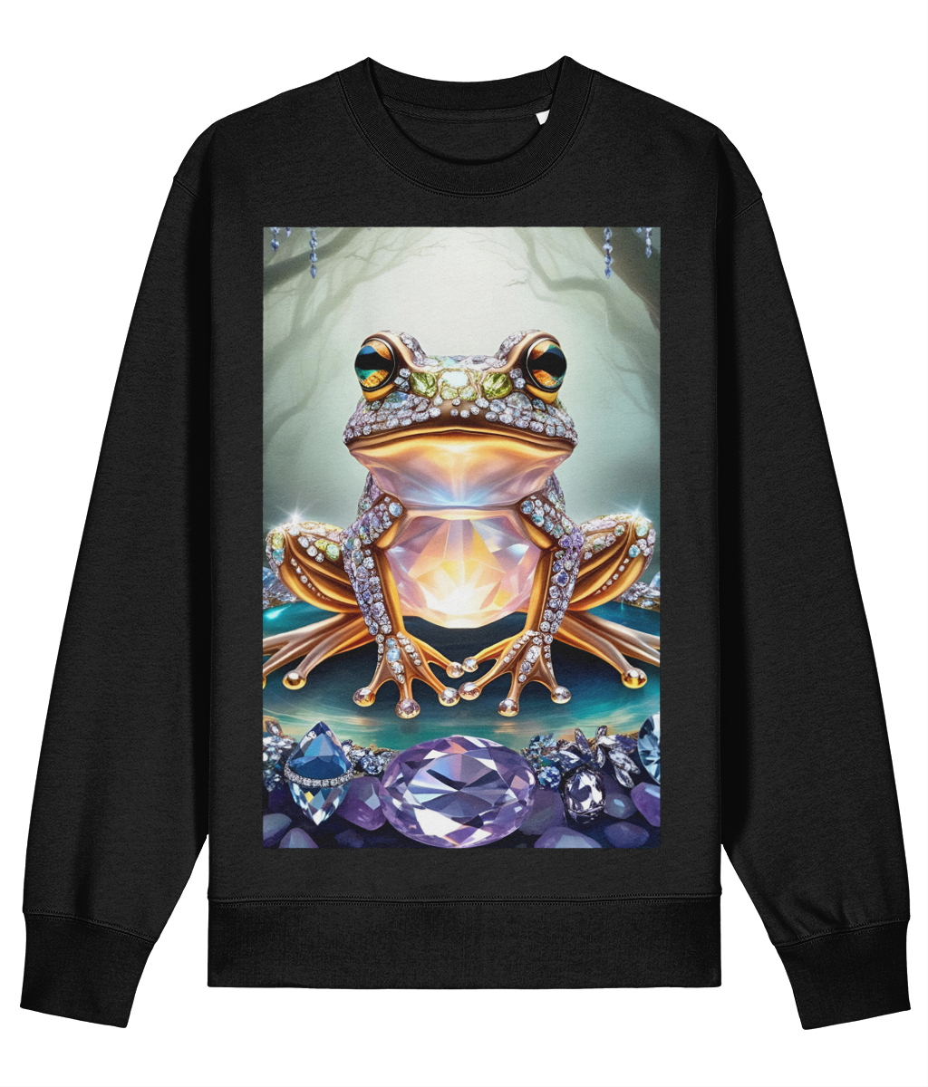 Crystal Frog Premium Organic Brushed Cotton Sweatshirt