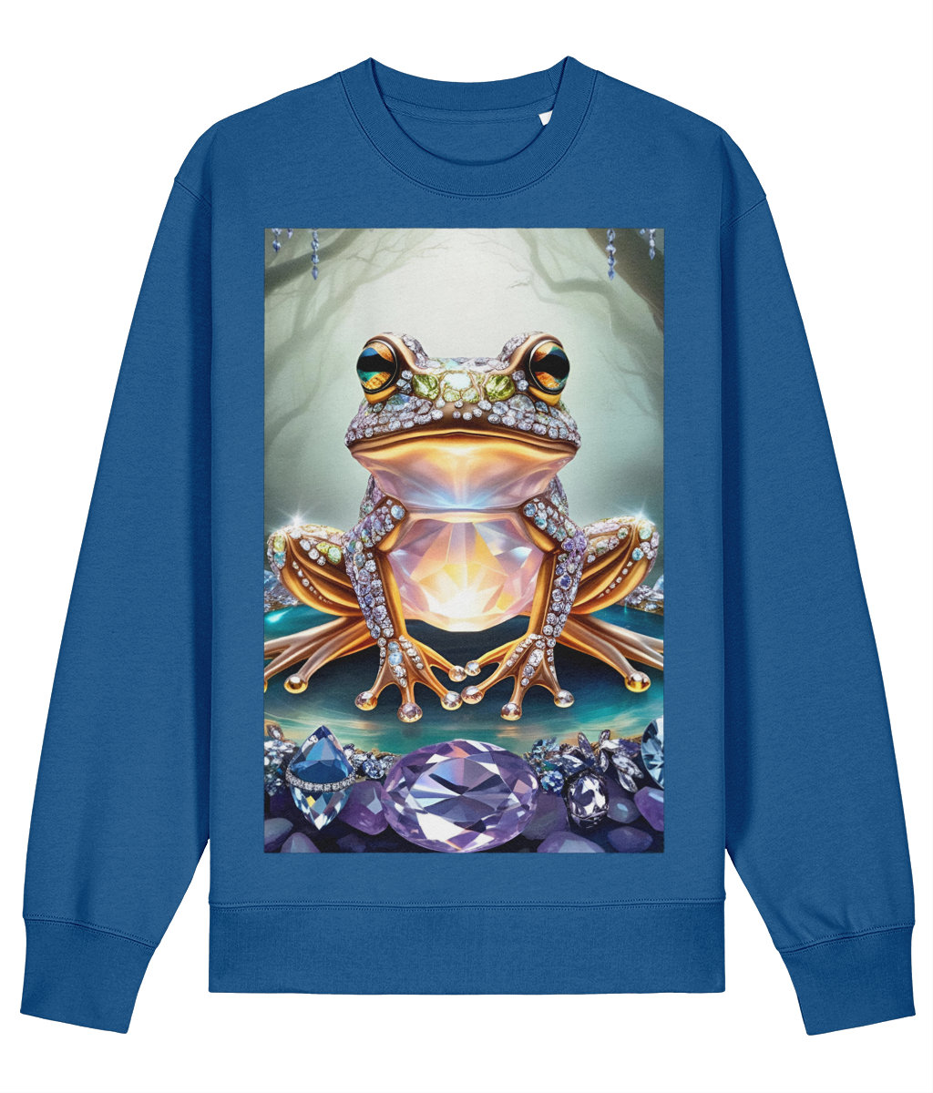 Crystal Frog Premium Organic Brushed Cotton Sweatshirt