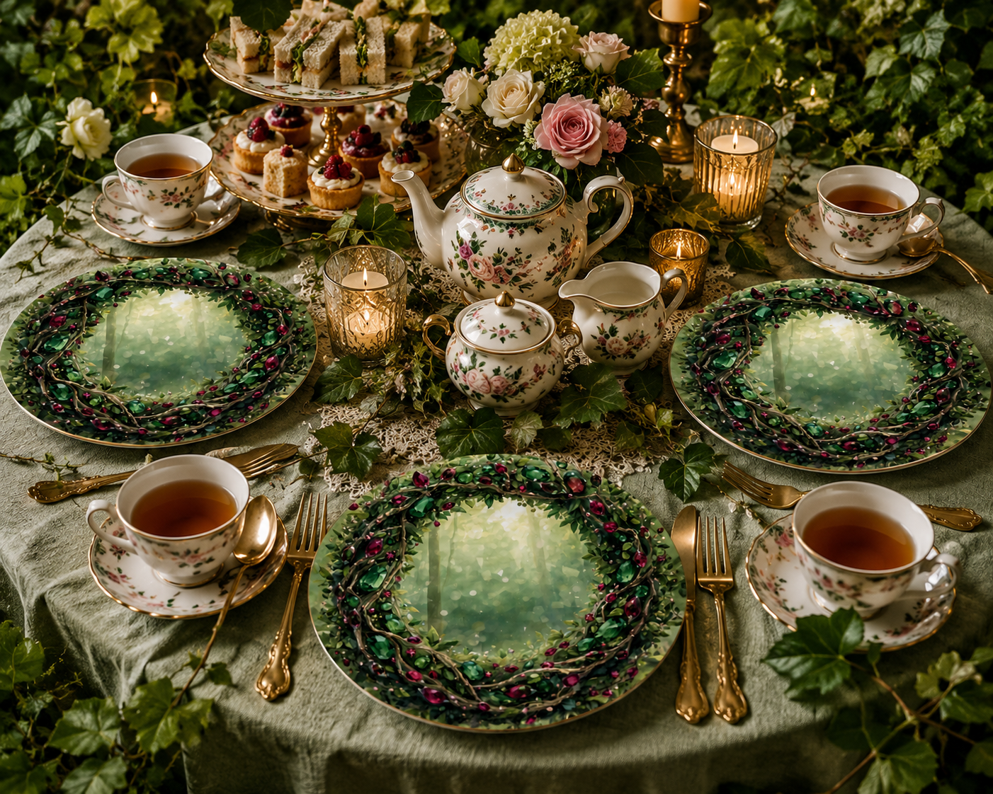 Nature’s Gift China Plate Set