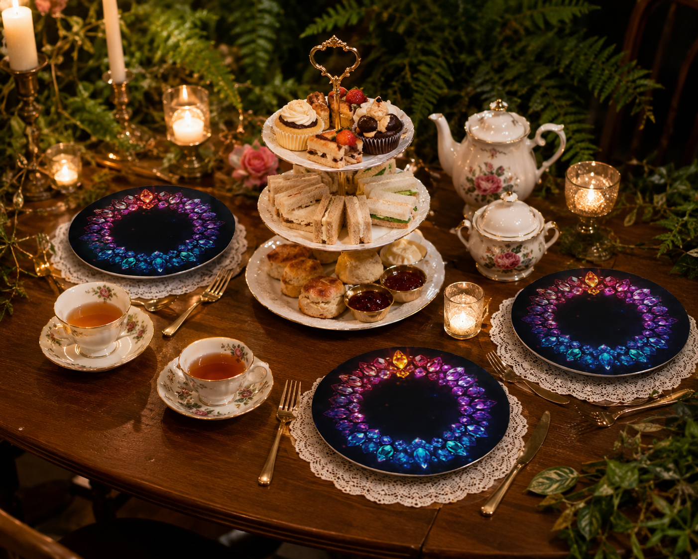 Radiance Glow China Plate Set