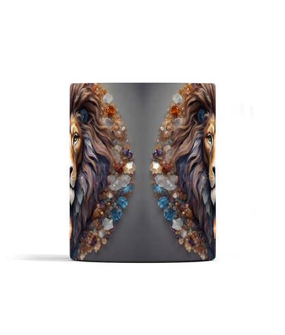 Lion and Gemstones Mug