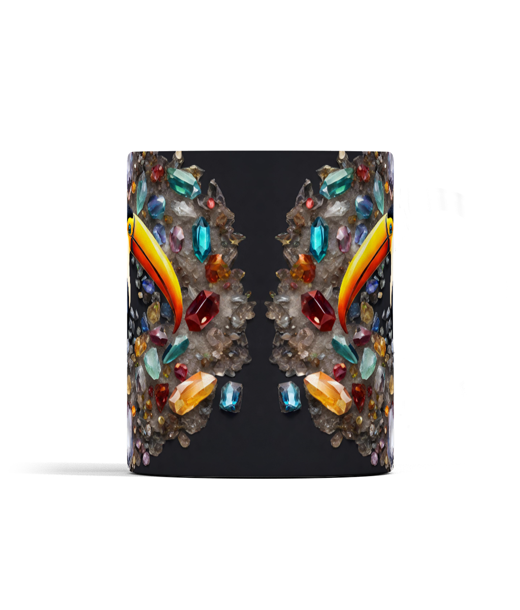 Toucan and Gemstones Mug