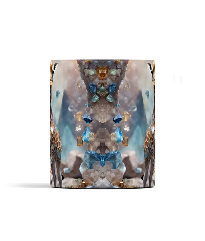 Giraffe and Gemstones Mug