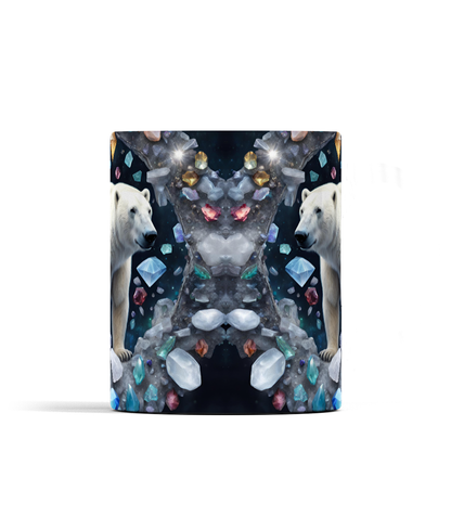 Polar Bear and Gemstones Mug