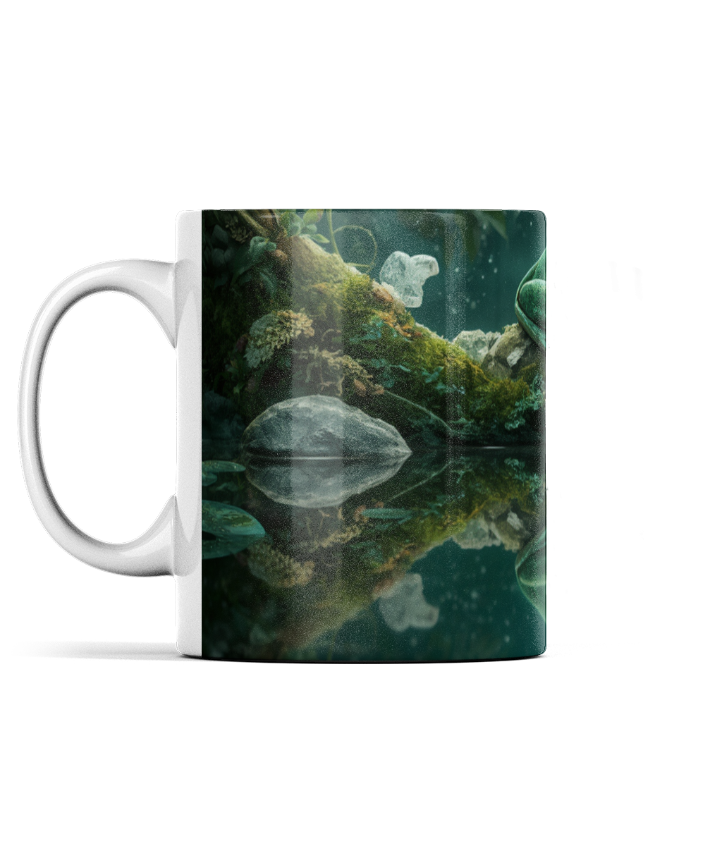 Witching Hour Emerald Frog Mug