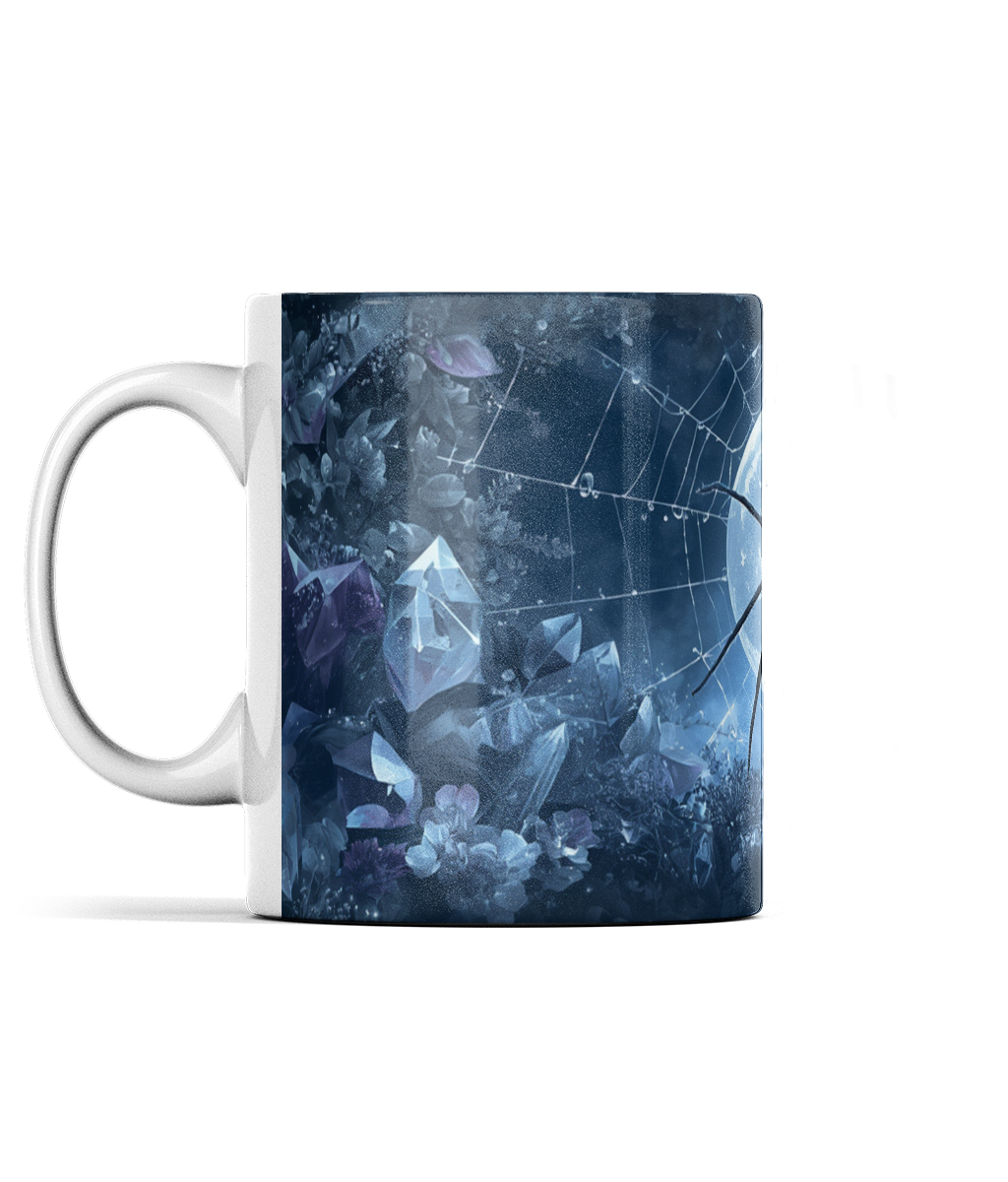 Witching Hour Crystal Spider Mug