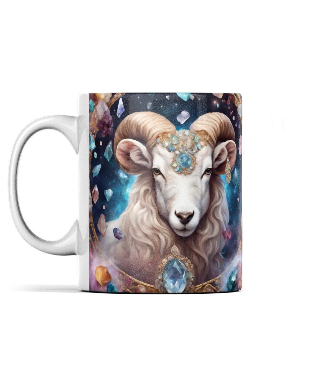 Aries and Gemstones Mug