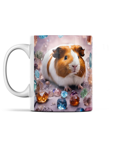 Guinea Pig and Gemstones Mug