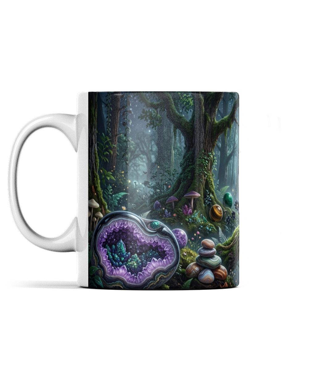 Witching Hour Crystal Raven Mug