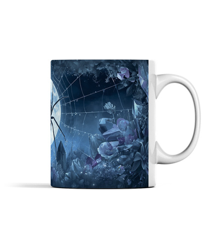 Witching Hour Crystal Spider Mug
