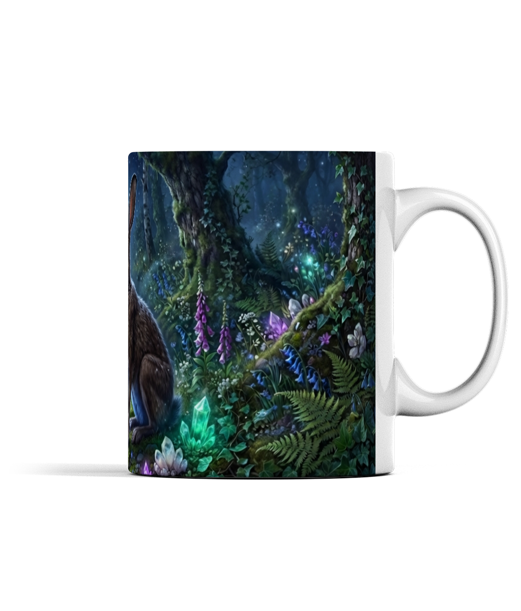 Witching Hour Hare by Moonlight Mug
