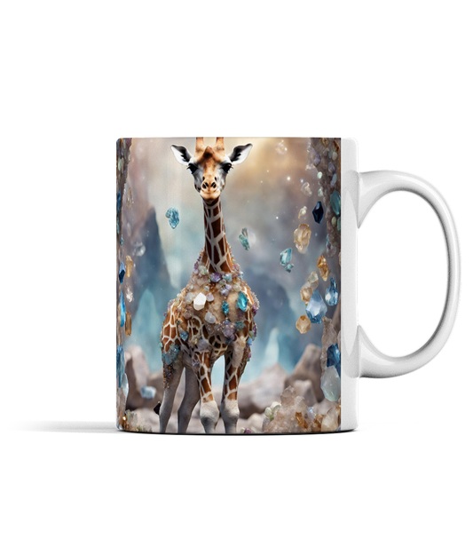 Giraffe and Gemstones Mug