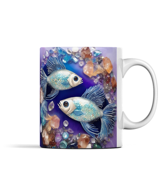 Pisces and Gemstones Mug