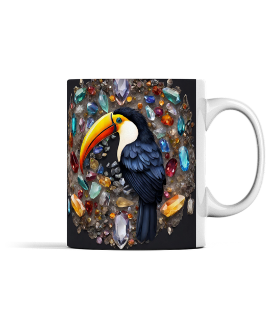 Toucan and Gemstones Mug