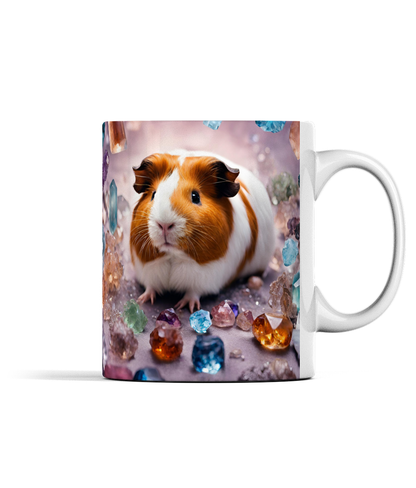 Guinea Pig and Gemstones Mug