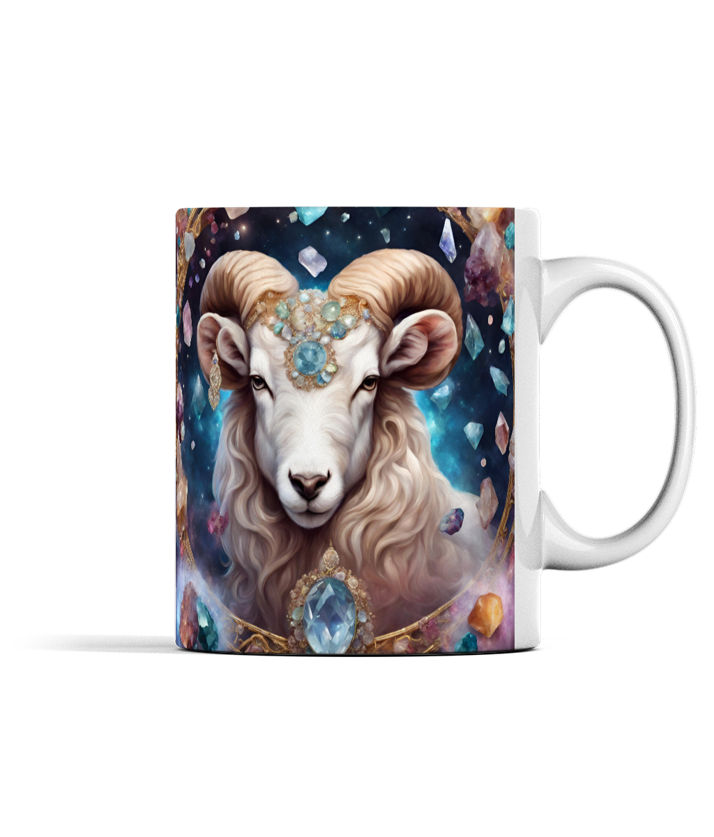 Aries and Gemstones Mug