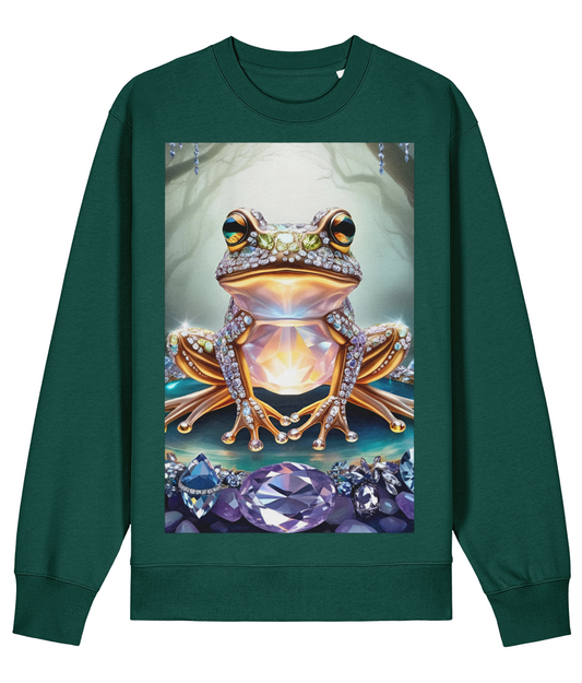 Crystal Frog Premium Organic Brushed Cotton Sweatshirt