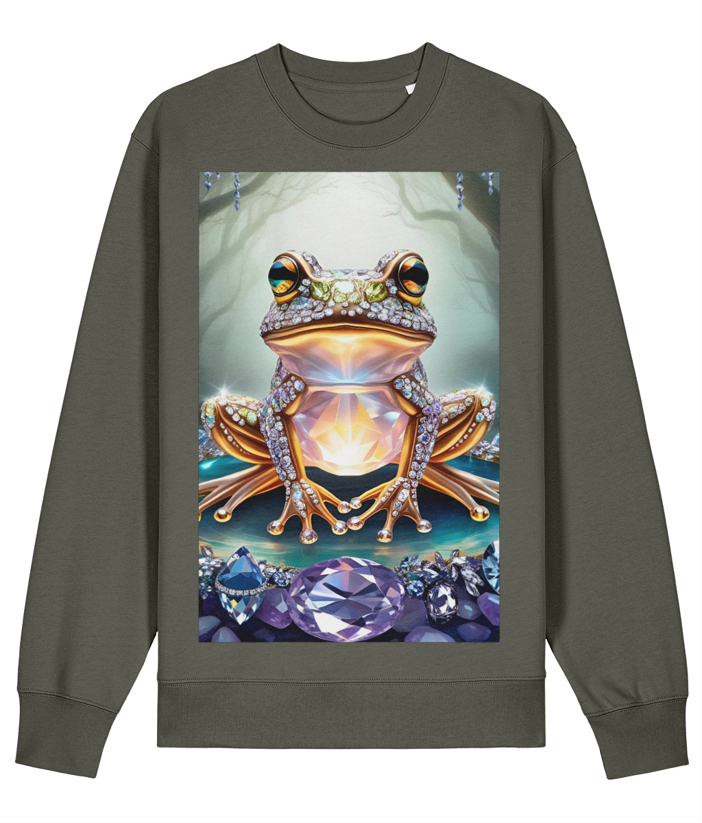 Crystal Frog Premium Organic Brushed Cotton Sweatshirt