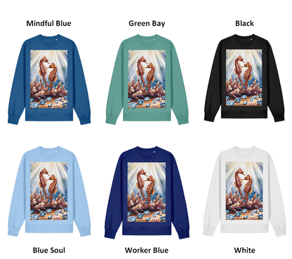 Crystal Seahorses Sweatshirt