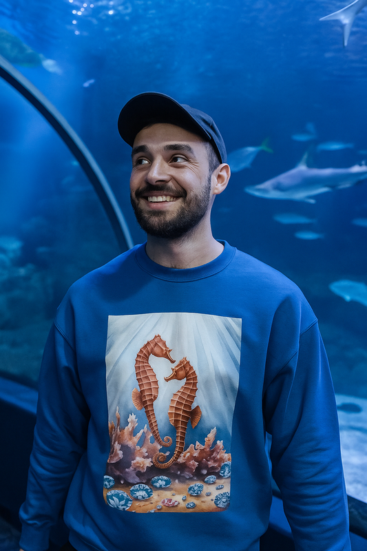 Crystal Seahorses Sweatshirt